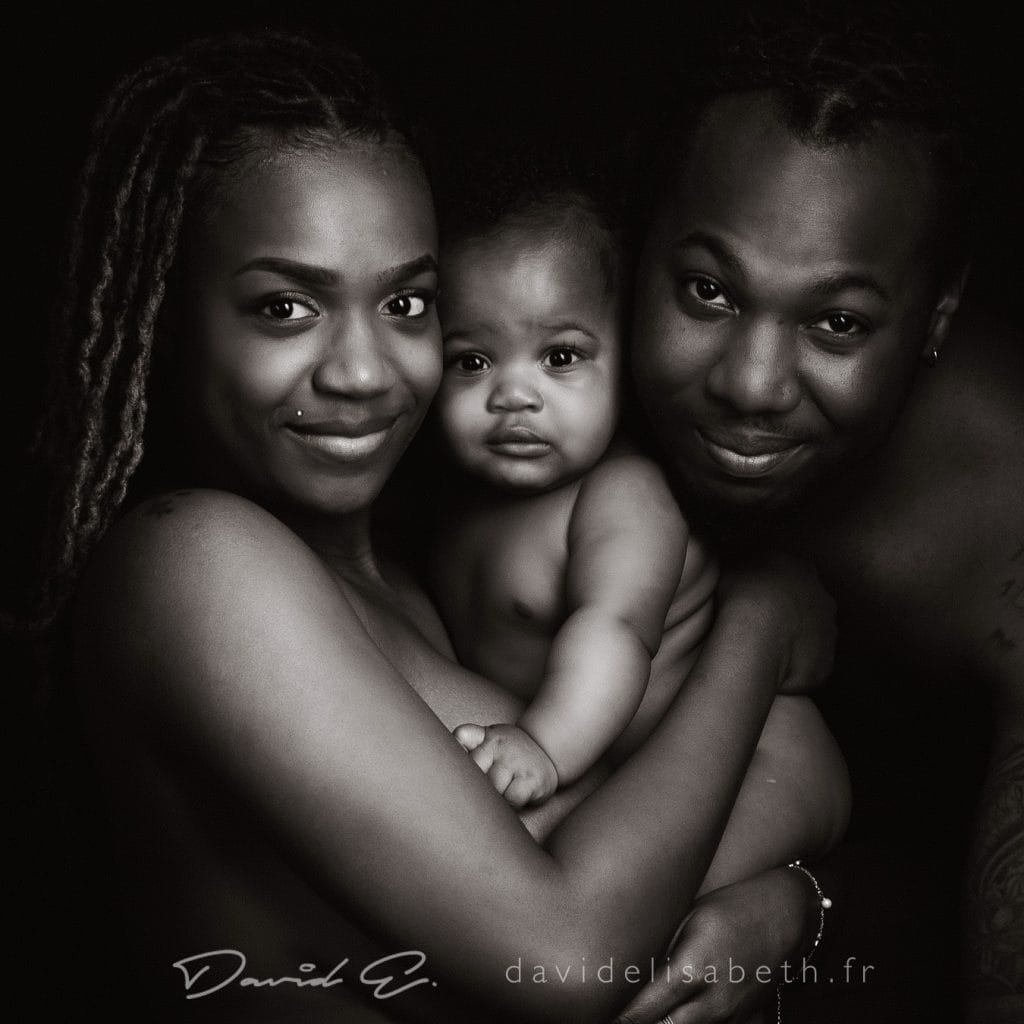 photo avec bébé en famille