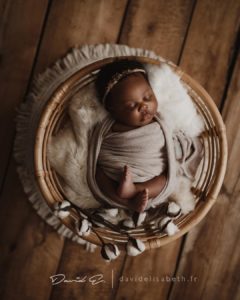 black newborn photrography