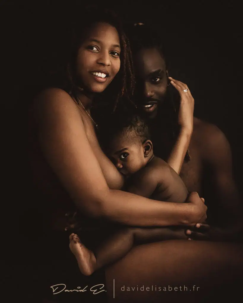 shotting en famille allaitement