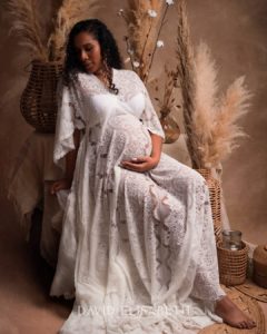 Séance photo grossesse boho