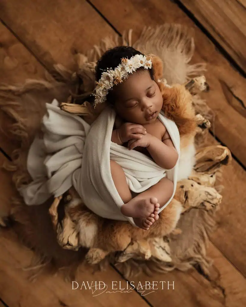 photo posing de bebe