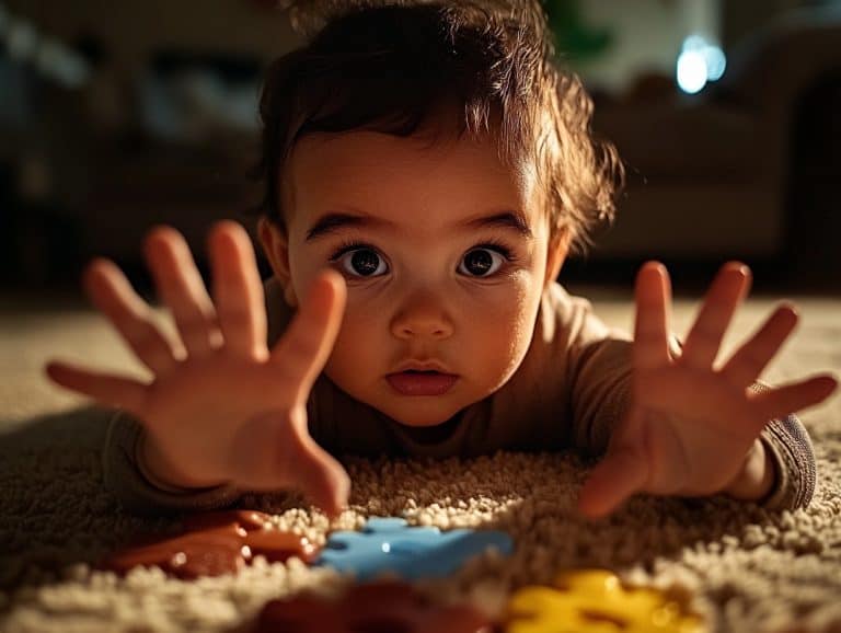 bébé qui joue