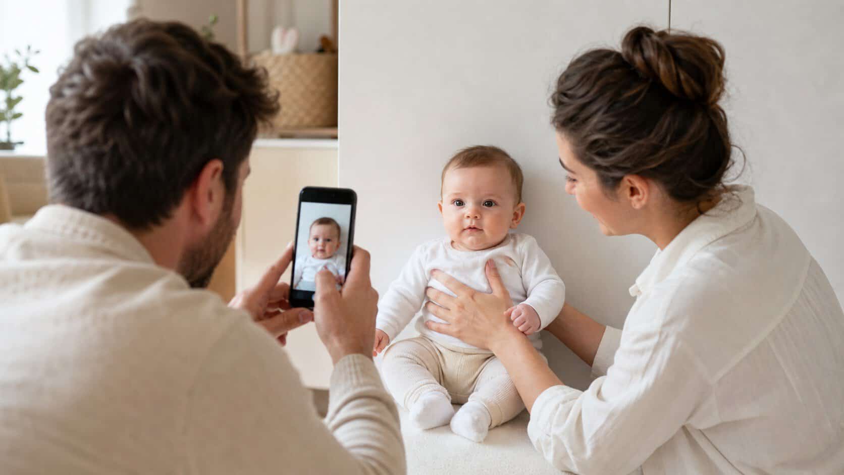 Photos d’identité bébé à la maison : l’application Smartphone iD peut vous aider